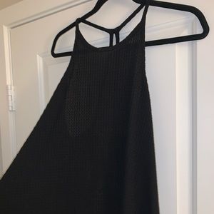 High Neck Tank with Open Back